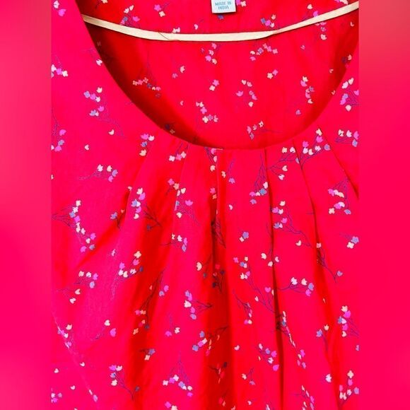 Boden | salmon color floral tank top | size 12 - Picture 5 of 5